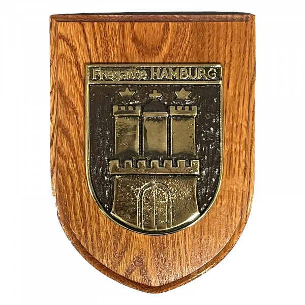 Messingwappen Fregatte Hamburg