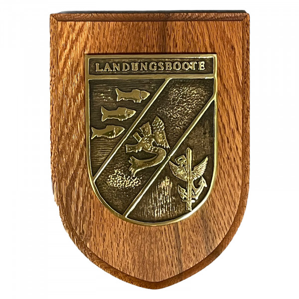 Messingwappen Marine Landungsboote